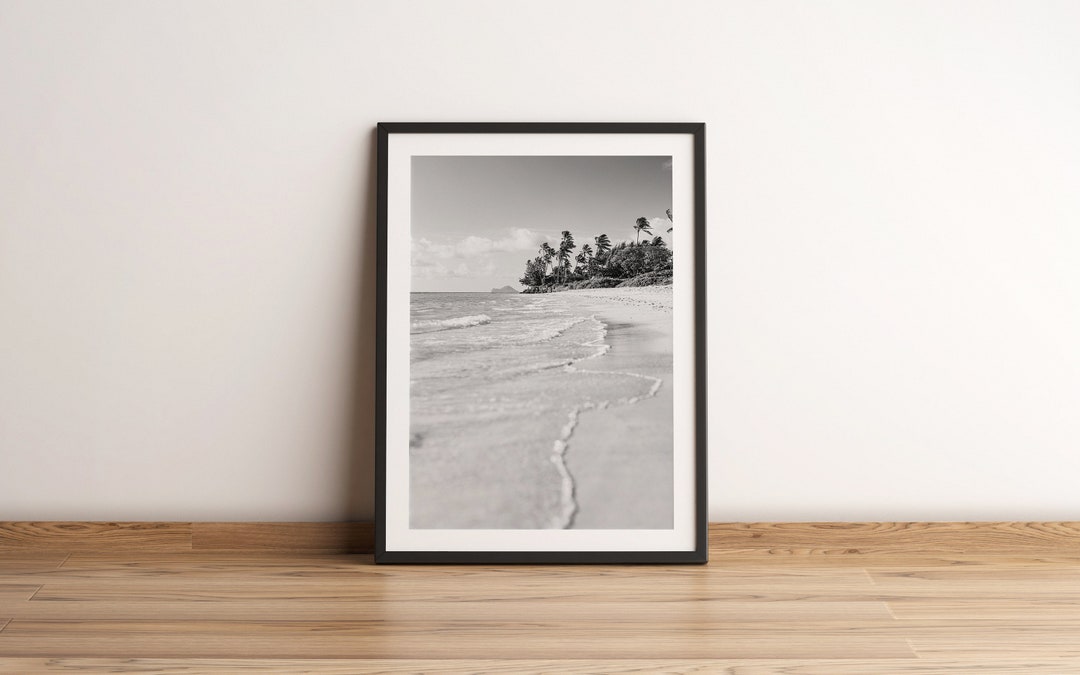 Oahu Photo Black and White Print 067, Photography, Oahu, Hawaii