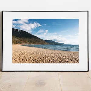 Lake Tahoe Photo Print 053, Photography, Lake Tahoe, Sand Harbor, Landscape, Home Decor, Wall Decor, Boho, Minimalist (FRAMES NOT INCLUDED)