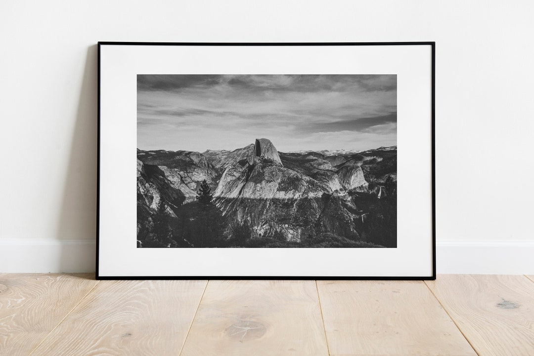 Yosemite Black and White Photo Print 037 Photography - Etsy