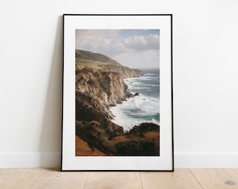 Big Sur Photo Print 049, Photography, Big Sur, Landscape, Home Decor, Wall Decor, Boho, Minimalist (FRAMES NOT INCLUDED)