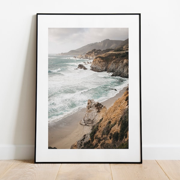 Big Sur Photo Print 014, Photography, Big Sur, Landscape, Home Decor, Wall Decor, Boho, Minimalist (FRAMES NOT INCLUDED)