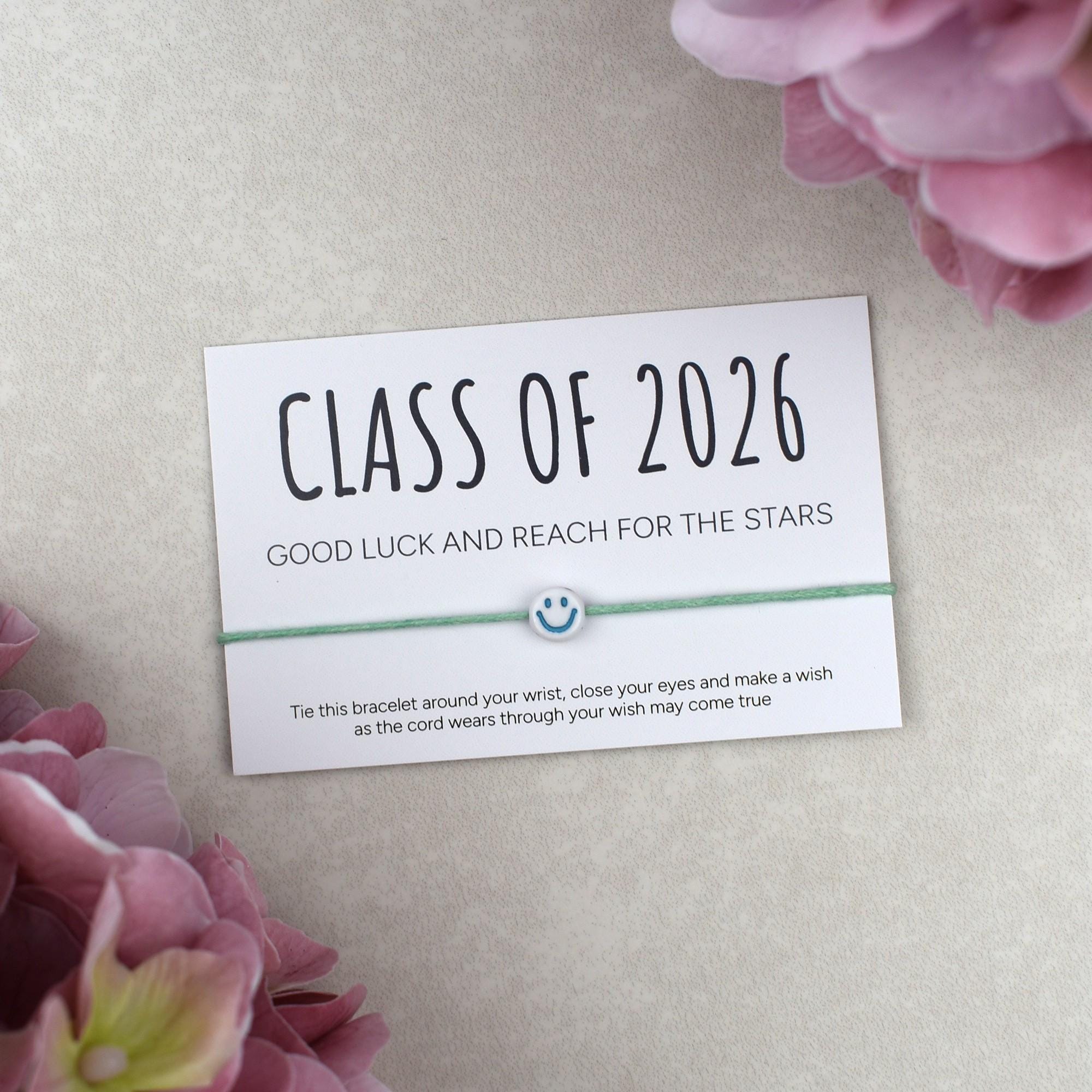Class of 2026 Good Luck Bracelet | Exam Gift for Students | GCSE ...