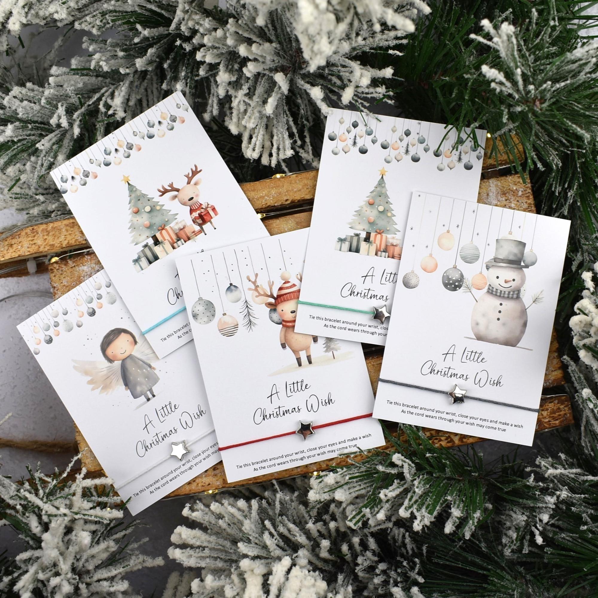 Pack of Mixed Christmas Wish Bracelet Christmas Eve Box