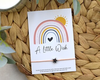 A Little Wish Rainbow Bracelet | A Little Wish Gift | Rainbow Wish Bracelet | Wish Bracelet | Little Wish Gift | Bulk Gift | Bulk Gifting