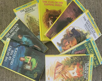 Lot of 8 Nancy Drew Books Series / Collectible Children's Books