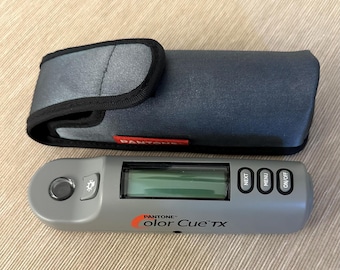 Vintage Pantone Color Cue TX, Color Meter with Case, Pantone Color Identifier, Fully-Operational