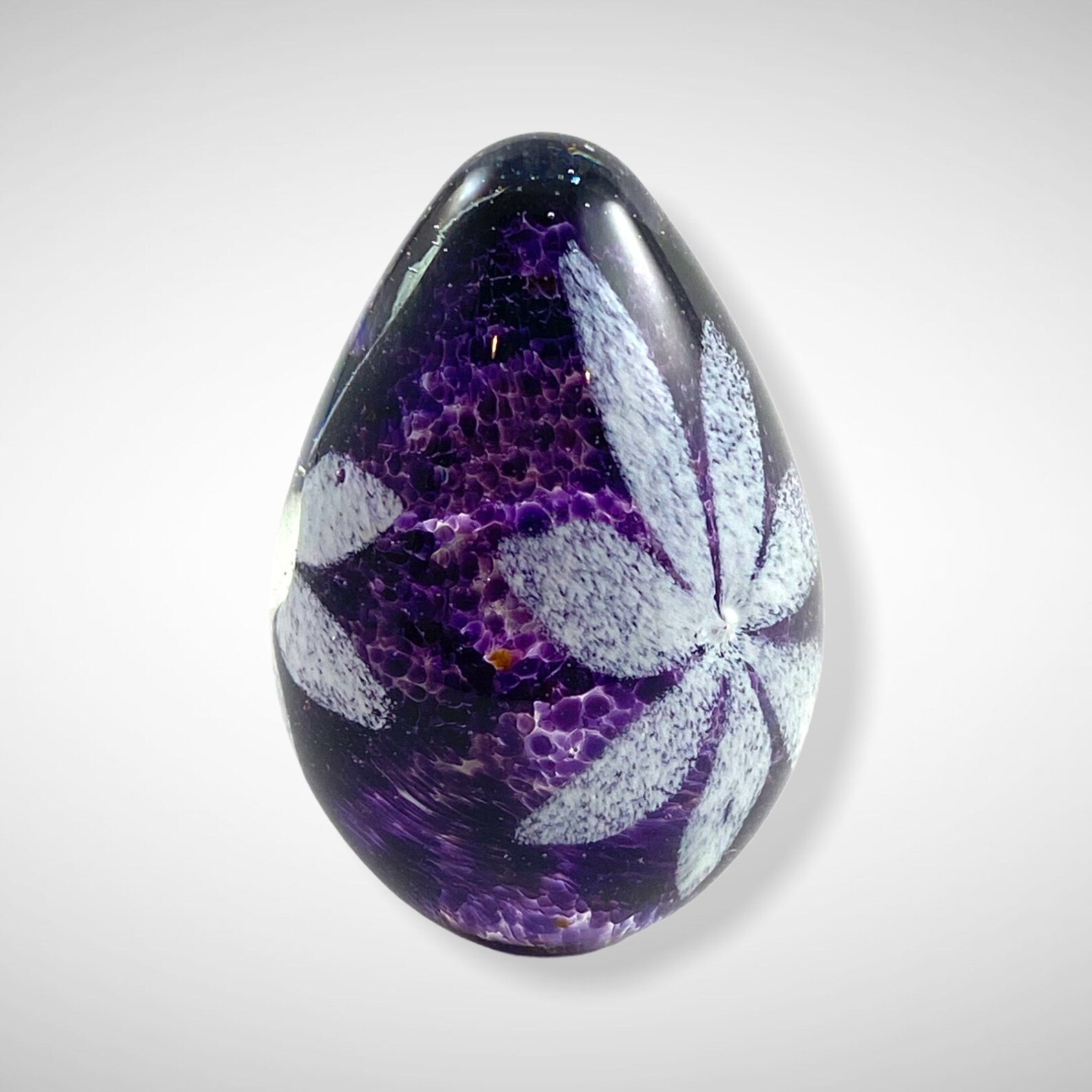 Vintage Glass Paperweight Glass Eye Studio Paperweight GES Etsy