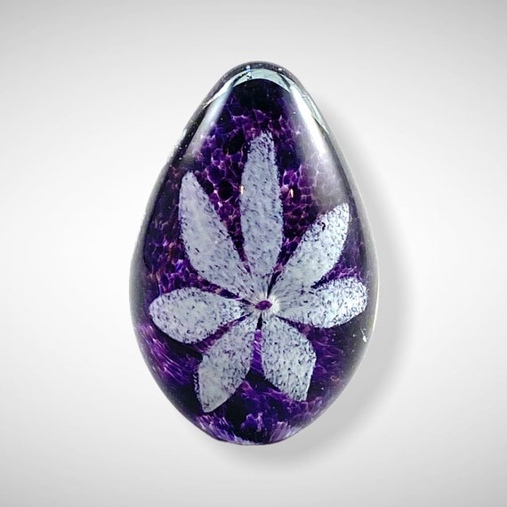 Vintage Glass Paperweight Glass Eye Studio Paperweight GES Etsy