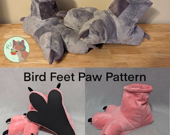 Padrão de pés de pássaro para download digital