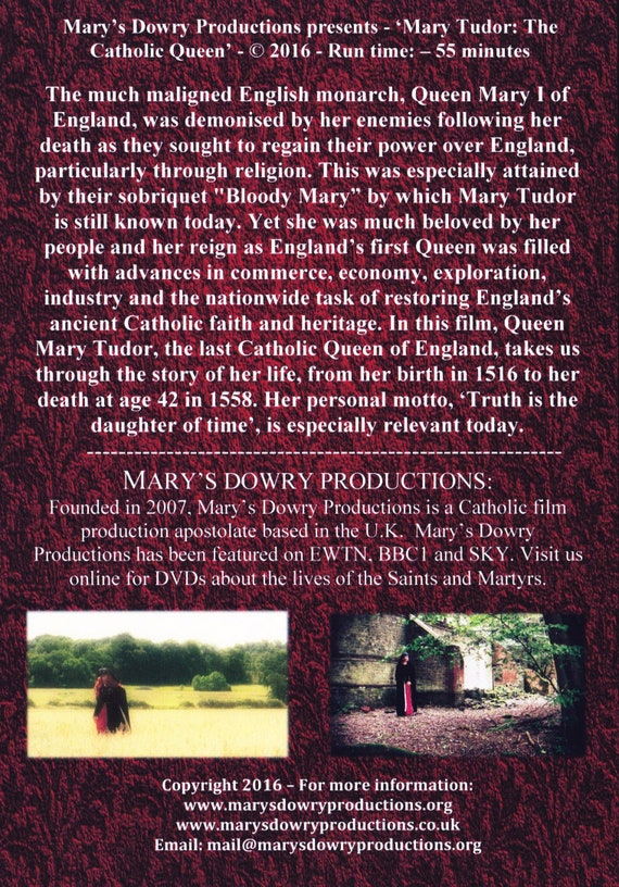 Mary Tudor, Queen of England, Reformation, Tudors, DVD Film