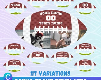 Fußball-Team Canva Bildcollagen | Sportbildvorlage (Digitaler Download)