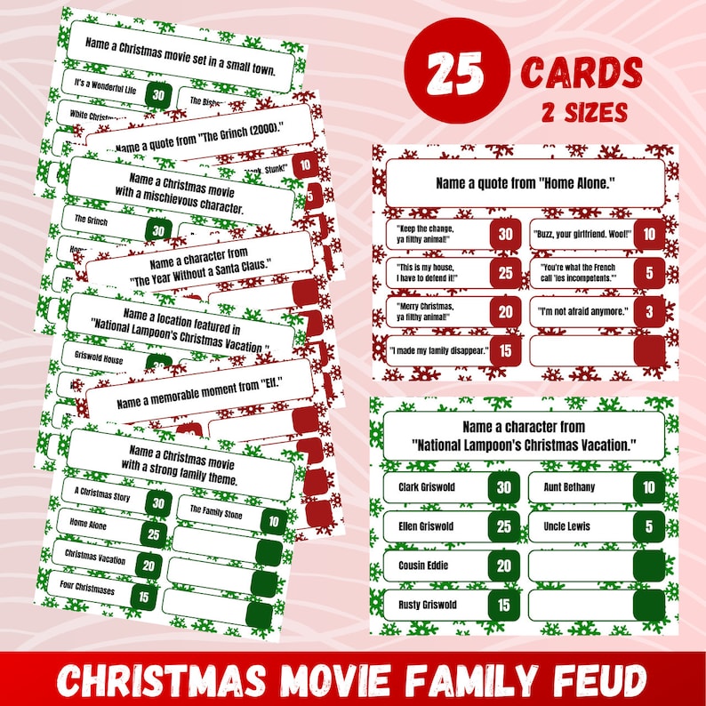 Christmas Movie Family Feud Game - Il 794xN.5551560338 Qnej 
