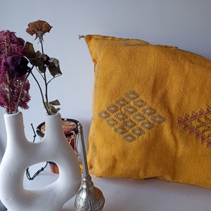 Moroccan pillows, Decorative Pillow, Moroccan Throw Pillow, Cactus Silk Pillow, Boho Pillow Cover, Pillow Cover 15x31, Moroccan Cushion