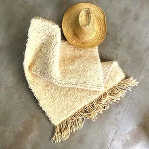 Creamy White Moroccan Rug, Custom Morocco Rug, Handmade Wool Rug, Beni Ouarain Carpet, Handmade Rug, White Morocco Rug, Wholesale