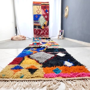 Custom Moroccan Runner Rug - Bespoke Boujaad Hallway Carpet Made to Order Chrismas Gifts Home Decor Chrismas Gifts