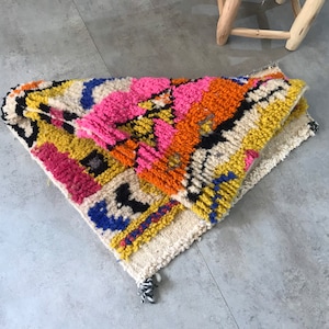 Custom Moroccan Rug , Azilal Carpet Made to Order , Azilal Rug Bespoke Colorful Moroccan Size Rug