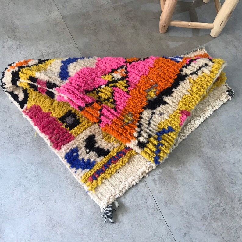 Custom Moroccan Rug , Azilal Carpet Made to Order , Azilal Rug Bespoke Colorful Moroccan Size Rug
