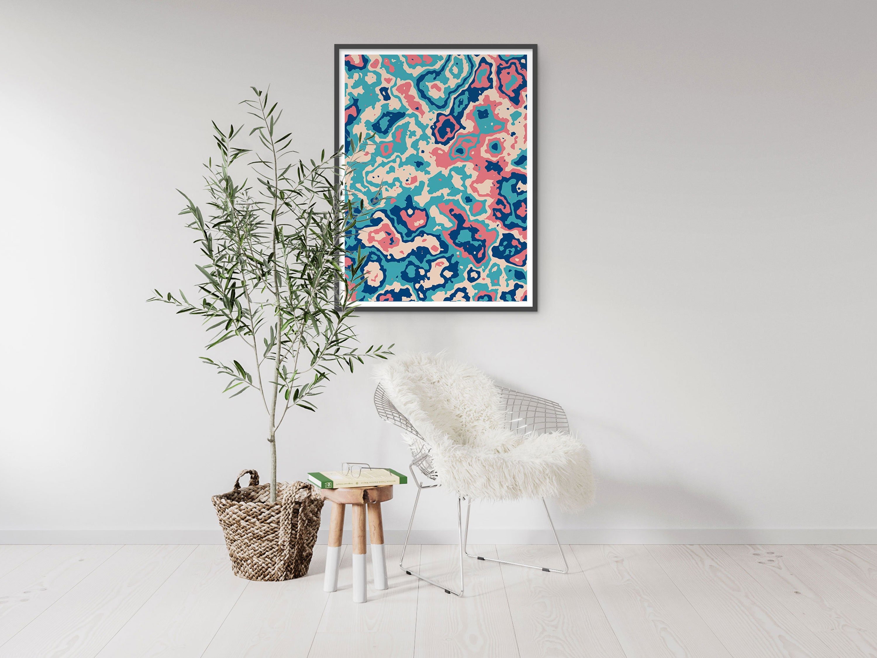 Abstract Liquid Wall Art Printable Liquid Wall Art print set Etsy