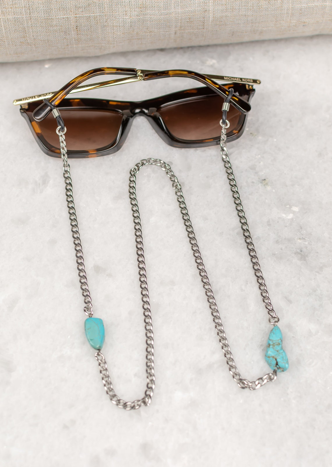 Lovely Sunglass Chain With Stone by AD Jewellery Designers/ Etsy