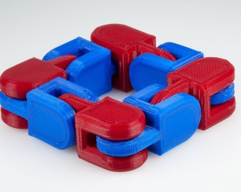 Fidget Chain / Stress Reliever / Soothing / Sensory Rotating Fidget / Great Gift / Desk Toy / Great for Kids and All Ages