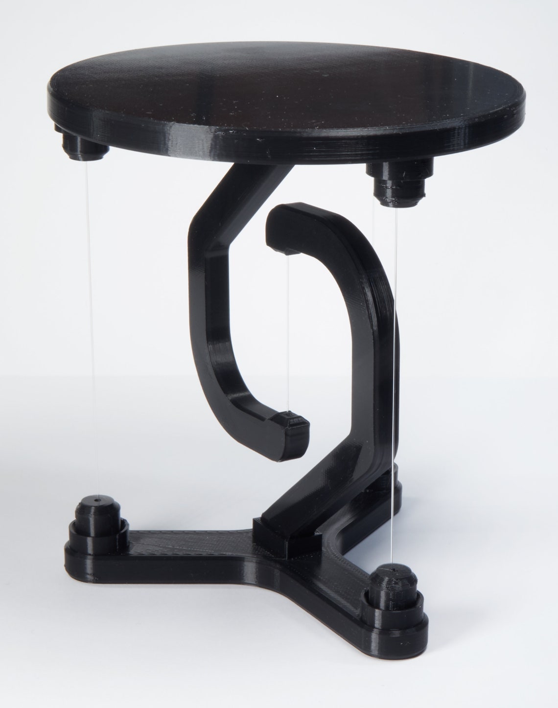 Magical Floating Gravity Defying Impossible Table Tensegrity Etsy