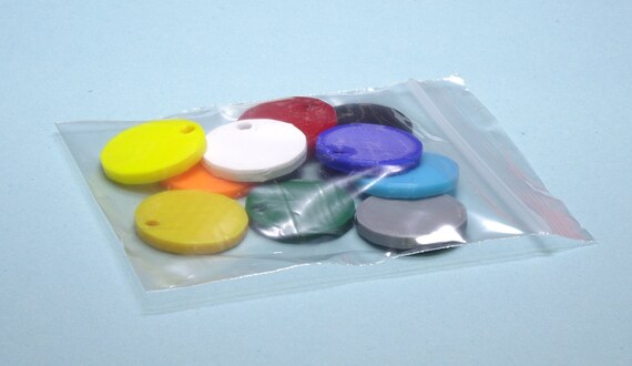 Plastic Token Removable Shopping Trolley Token Key Ring Coin