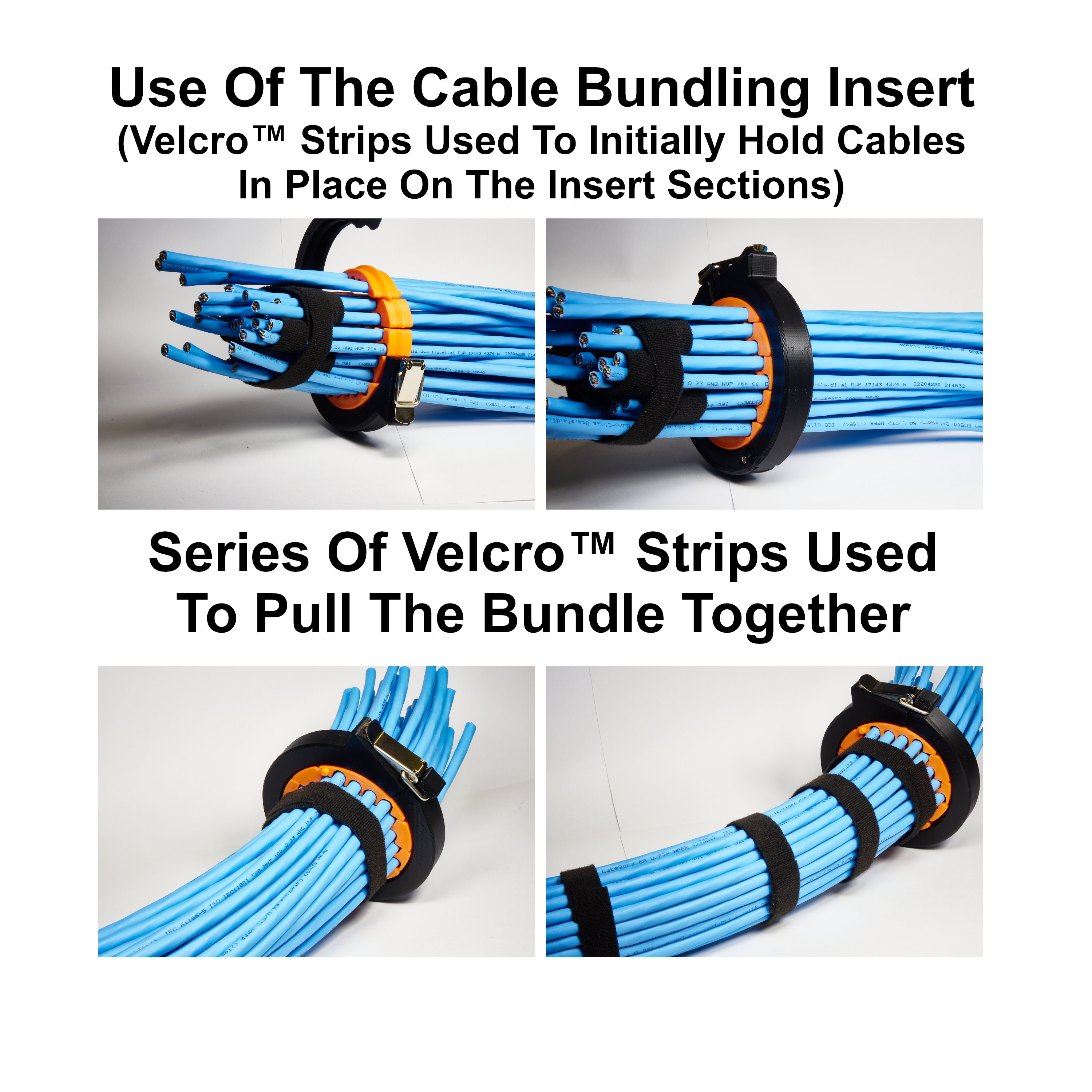Cable Comb Layout Ethernet Network Cable Comb / Cable Dresser - 48 Cables Capacity - up ...