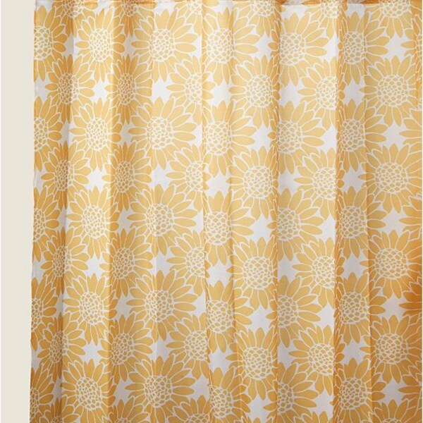 Yellow Shower Curtain Etsy