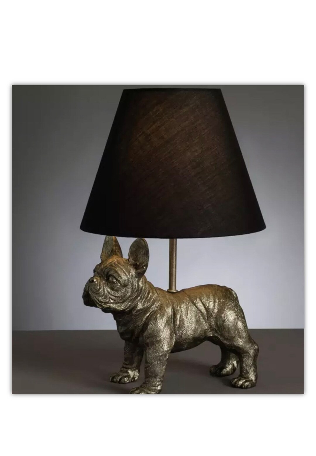 Stained Glass Dog Lamp - English Bulldog, Dachshund, Corgi Night Light, USB Rechargeable LED Table Lamp With Warm Glow