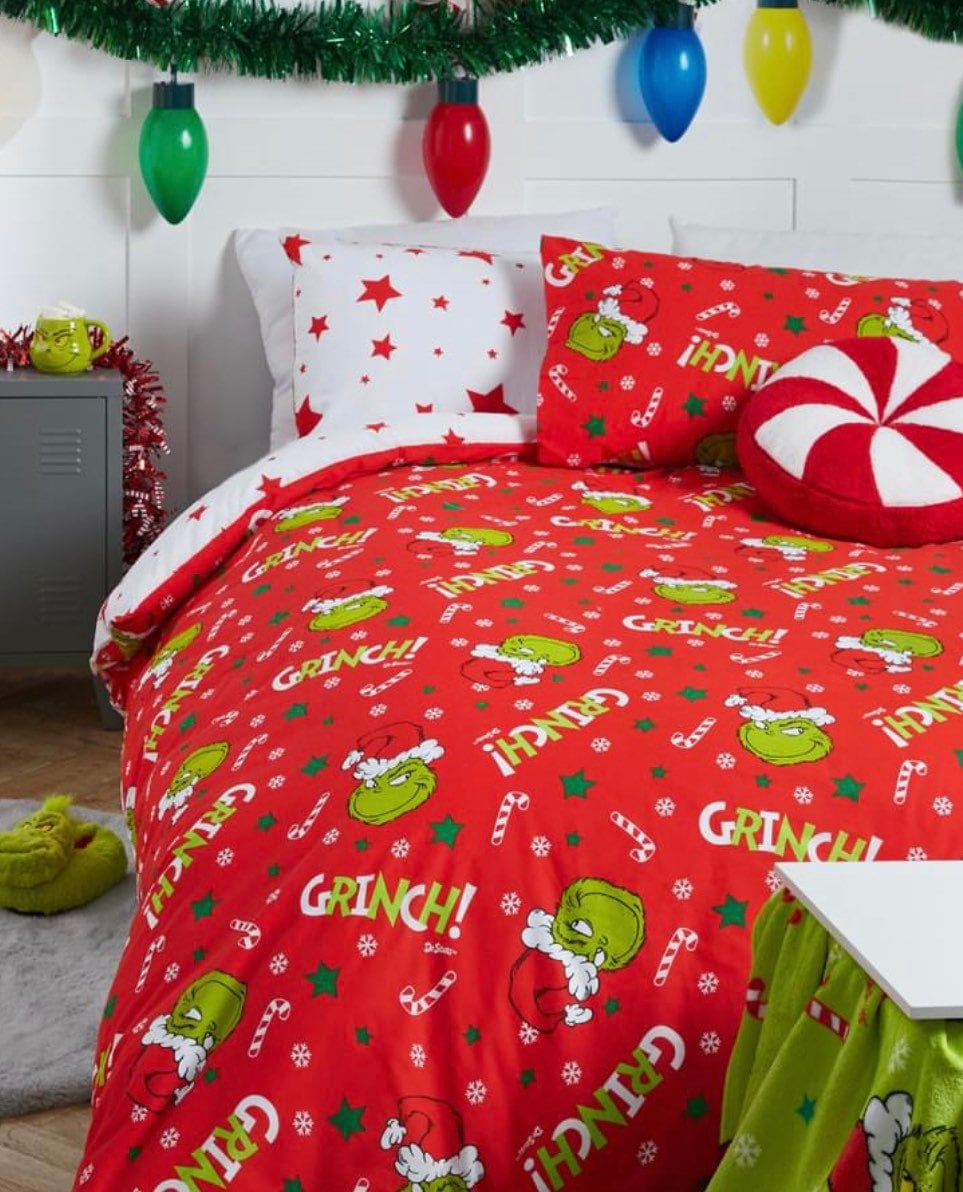 The Grinch Bedding - Etsy