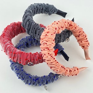 Handmade Shirred Headband, Accordion Headband Nice Gift For Women