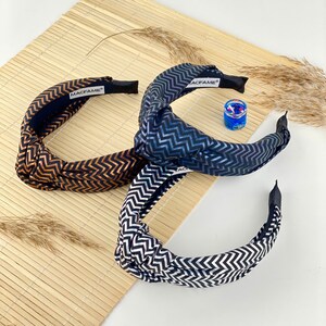Geknoopte hoofdband voor dames | Handgemaakte hoofdband leuk cadeau voor vrouwen