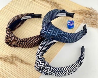Knotted Headband: Handmade Fabric Headband for Women