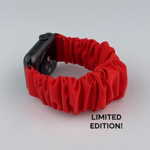 Scrunchie Apple Watch Band | Fabric Apple Watch Band | 38mm 40mm 41mm 42mm 44mm 45mm Size | Gift for Women | Cotton Apple Watch Band