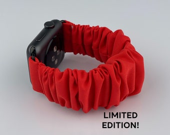Scrunchie Apfelarmband in rot