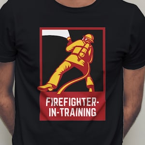 Firefighter T-shirt, Fireman Tee, Fire Department Shirt, Gift For Fireman, Fire Dept. Logo Shirt, Fire Fighter Gift