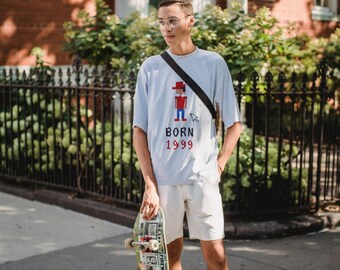 Mario Broos White Unisex Heavy Cotton Personalized Birthday Tee, Special Design, High Quality, Birthday Gift, Special Gift, Custom Shirt