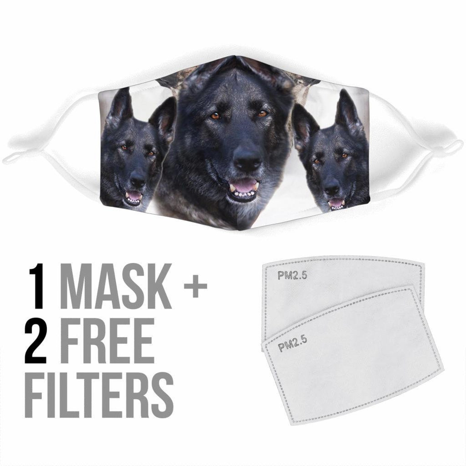 Malinois Dog Print Face Mask Custom Mask Handmade Mask Pet Etsy