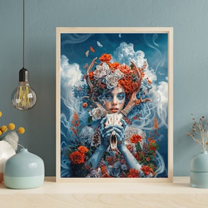 The Dryad Wall Art, Digital Print, Poster, Wall Decor, Digital Download, Digital Poster, Printable art, Wall Art, Prints
