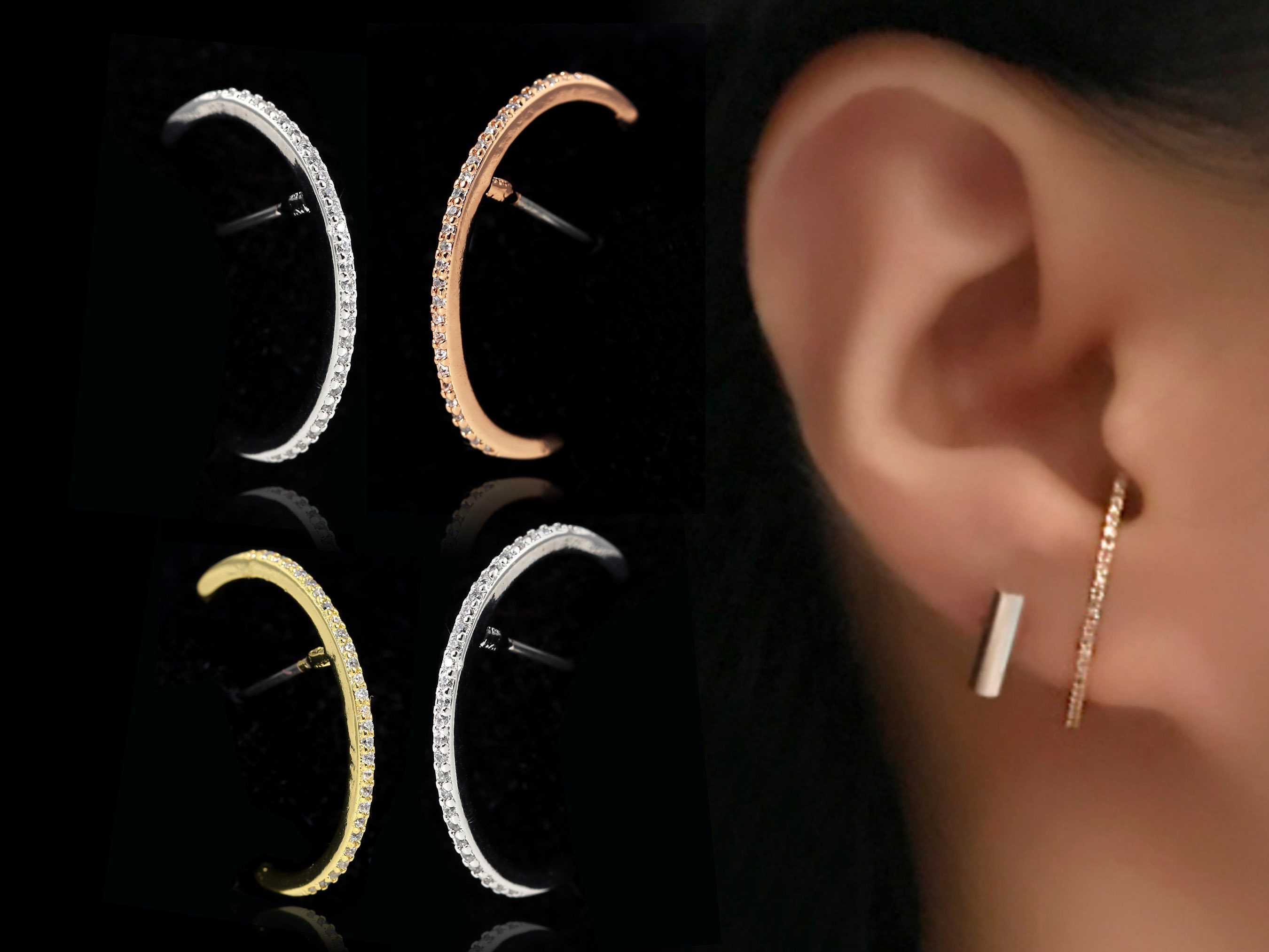Retro Simple Round Resin Earrings Ear Clips - Temu United Arab Emirates