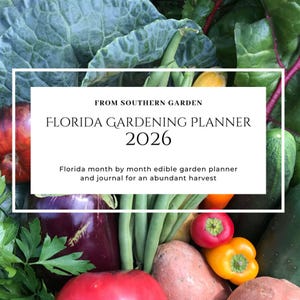 Florida Gardening Planner 2026: Month-by-Month Planting Guide (Digital Download)