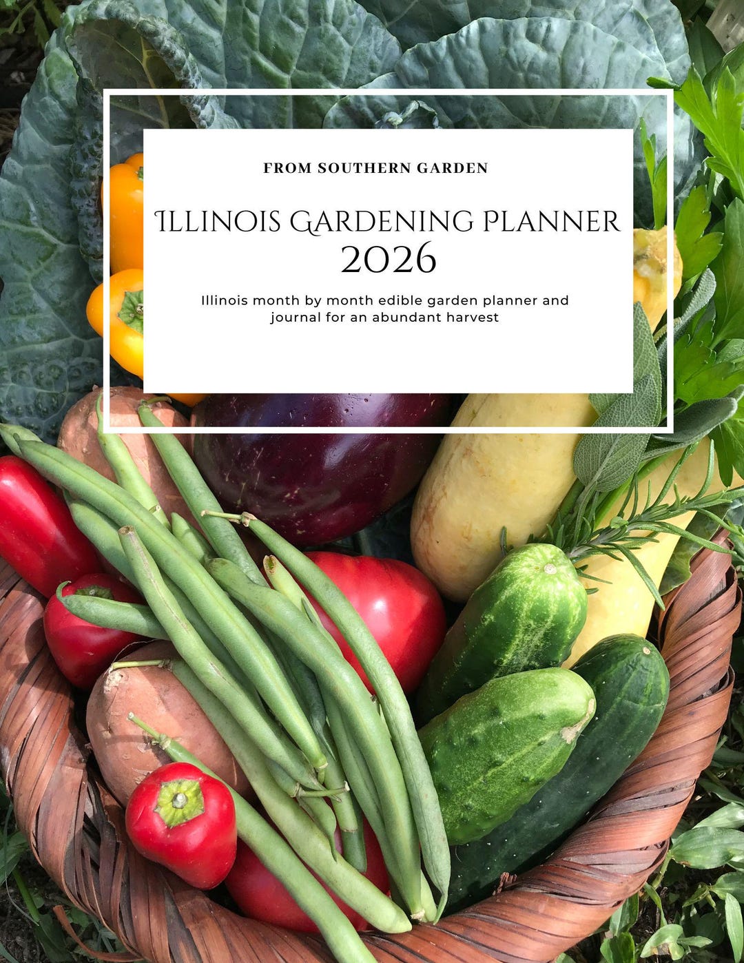 NEW! Illinois Gardening Planner 2026: Planting Planner &amp; Seasonal Reference Guide (digital ...