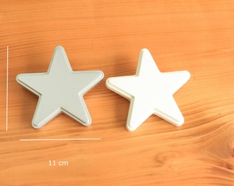 Sterne Möbelknöpfe für Kommode und Kommode, Sterne Holz Kinderzimmer Knäufe für Kinderzimmer, Kommode und Schubladen Schlafzimmer Griff