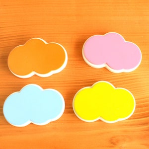Cloud Cabinet Knobs for Drawer and Dresser , Cloud Wooden Nursery Knobs for Kids Room, Dresser and Drawer Bedroom Handle