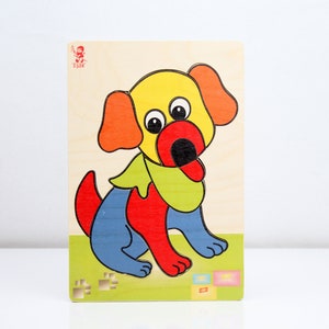 Animal Puzzle and Colourful Funny Puzzle for Baby & Toddler Toys as Gift, Learning animals