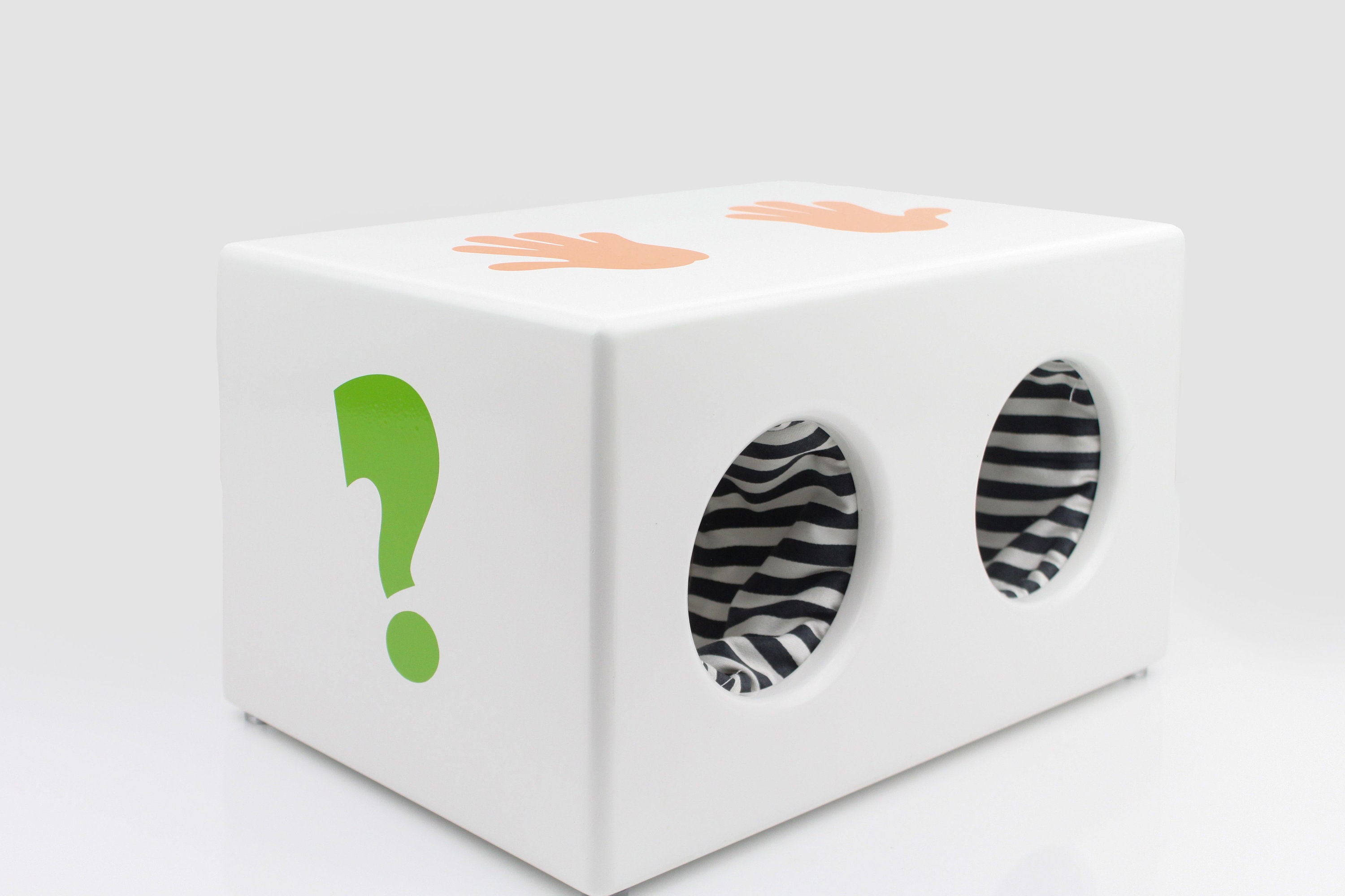 What s in the box box challenge box game putting the product in the