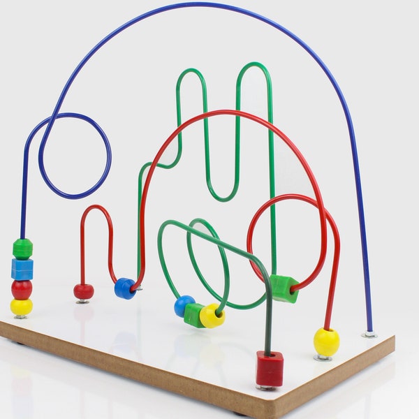 Maze Roller Coaster, Maze labyrinthe handy motor skill, Loop abacus jouet pour bébé