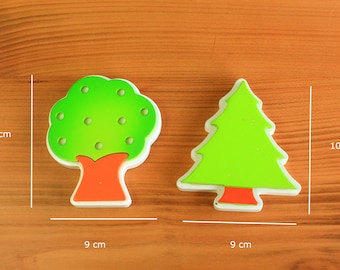 Boutons en pin et en chêne pour tiroir et commode, boutons de pépinière en bois d’arbre pour chambre d’enfants, commode et poignée de chambre à coucher de tiroir