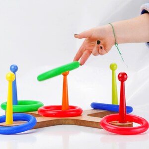 Ring Throwing Game | Distance Guessing Game | Eye and hand coordination game