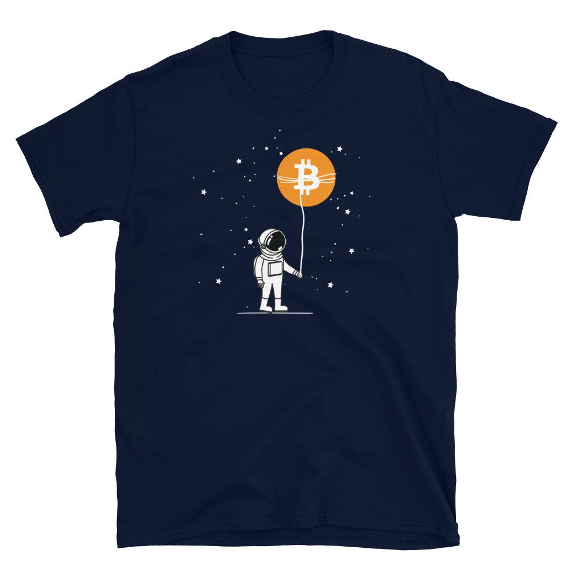 Astronaut Bitcoin Shirt Bitcoin Crypto T Shirt Bitcoin | Etsy